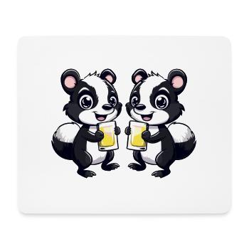 Skunk Beer Party Drink - Mouse Pad (horizontal) - white - Front