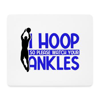 Basketball - Mousepad (Querformat) - Weiß - Vorne