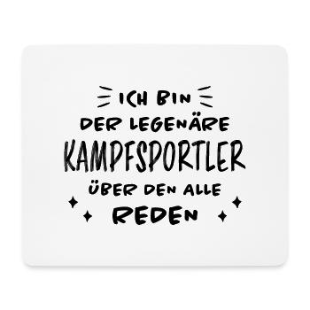 Kampfsportler Kampfkunst Kämpfen Boxen Geschenk - Mousepad (Querformat) - Weiß - Vorne