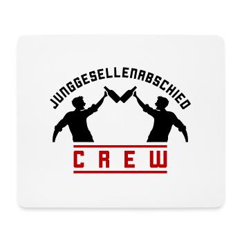 Jga Crew Junggesellenabschied Party - Mousepad (Querformat) - Weiß - Vorne