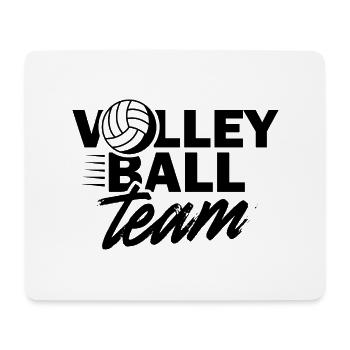 Volleyball Team Volleyballer Volleyballspieler - Mousepad (Querformat) - Weiß - Vorne