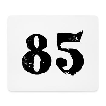 85 number jersey - Mouse Pad (horizontal) - white - Front