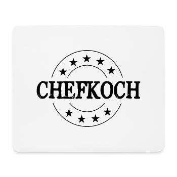 Chefkoch Kochen - Mousepad (Querformat) - Weiß - Vorne