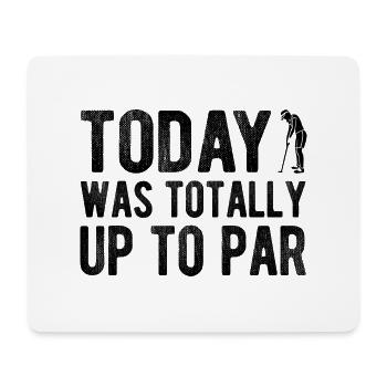 Golfplatz zum Golfen Golf - Mousepad (Querformat) - Weiß - Vorne