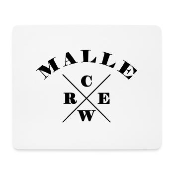 Malle Crew - Mousepad (Querformat) - Weiß - Vorne