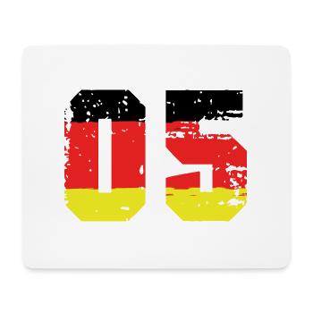 5 Number Germany Jersey - Mouse Pad (horizontal) - white - Front