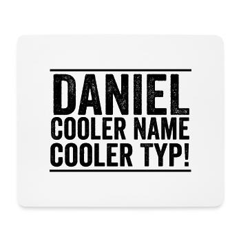 Vorname Daniel - Mousepad (Querformat) - Weiß - Vorne