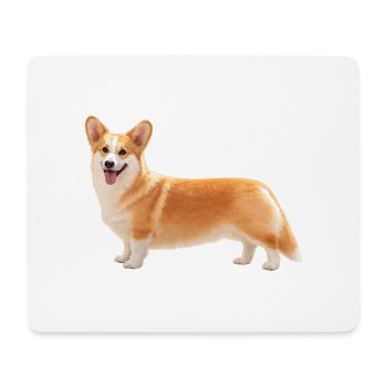Corgi Pembroke - Tapis de souris (format paysage) - blanc - Devant