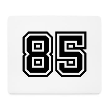 85 number symbol - Mouse Pad (horizontal) - white - Front