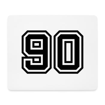 90 number symbol - Mouse Pad (horizontal) - white - Front