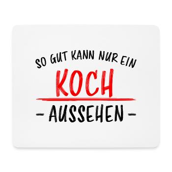Koch Lustiger Spruch Beruf Gastronomie Geschenk - Mousepad (Querformat) - Weiß - Vorne