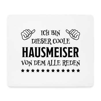 Hausmeister Lustiger Spruch Hausmeister Geschenk - Mousepad (Querformat) - Weiß - Vorne