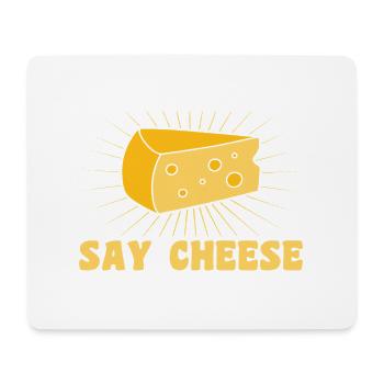 Say cheese - Mousepad (Querformat) - Weiß - Vorne