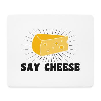 Say cheese - Mouse Pad (horizontal) - white - Front