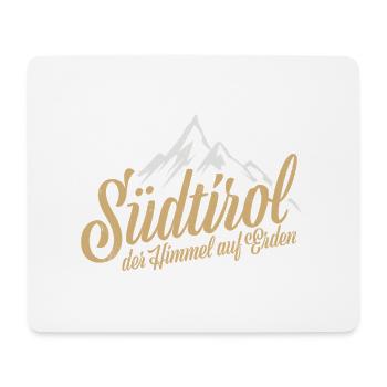 Südtirol, der Himmel auf Erden - Mousepad (Querformat) - Weiß - Vorne