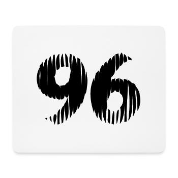 96 number jersey - Mouse Pad (horizontal) - white - Front