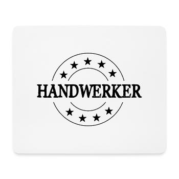 Handwerker Beruf - Mousepad (Querformat) - Weiß - Vorne