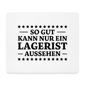 Lagerist Spruch Logistik Lustige Lagerist Geschenk - Mousepad (Querformat) - Weiß - Vorne