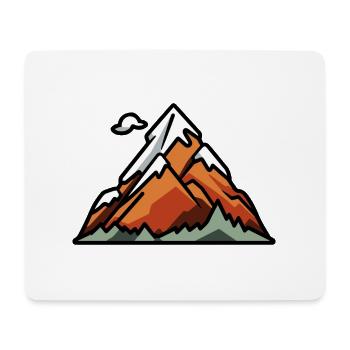 Mountains Landscape - Mouse Pad (horizontal) - white - Front