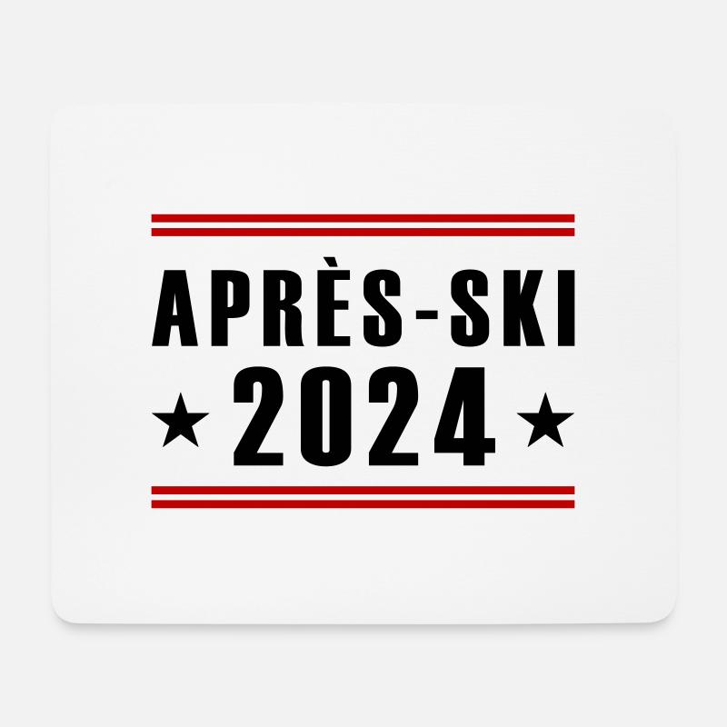 Après Ski 2024 - Mouse Pad (horizontal) - white