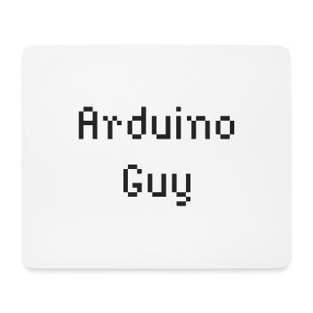 Arduino Guy - Mouse Pad (horizontal) - white - Front