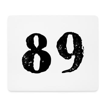 89 number jersey - Mouse Pad (horizontal) - white - Front