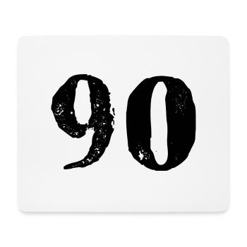 90 number jersey - Mouse Pad (horizontal) - white - Front