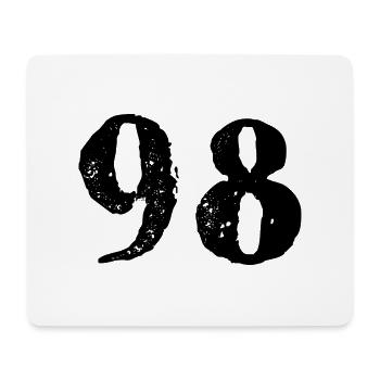 98 number jersey - Mouse Pad (horizontal) - white - Front