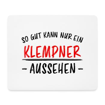 Klempner Beruf Lustiger Spruch Handwerker Geschenk - Mousepad (Querformat) - Weiß - Vorne