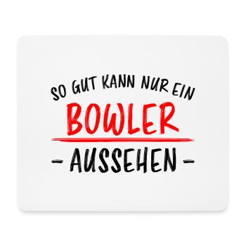 Bowling Lustiger Spruch Bowler Sprüche Geschenk - Mousepad (Querformat) - Weiß - Vorne