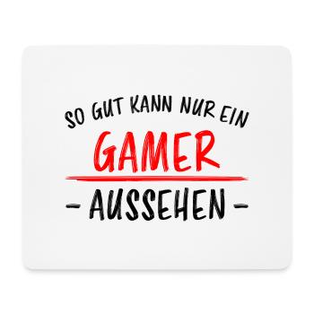 Gamer Videospiel Gamepad Lustige Spruch Geschenk - Mousepad (Querformat) - Weiß - Vorne