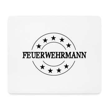 Feuerwehrmann Feuerwehr - Mousepad (Querformat) - Weiß - Vorne