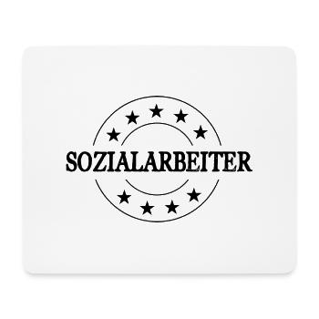 Sozialarbeiter Beruf - Mousepad (Querformat) - Weiß - Vorne