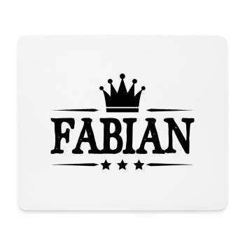Fabian - Mouse Pad (horizontal) - white - Front