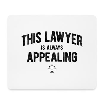 Richter Jurist Anwalt - Mousepad (Querformat) - Weiß - Vorne