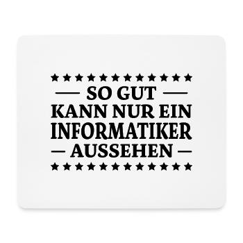 Informatiker Spruch Lustige Programmierer Geschenk - Mousepad (Querformat) - Weiß - Vorne