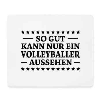 Volleyballer Spruch Lustiger Volleyballer Geschenk - Mousepad (Querformat) - Weiß - Vorne