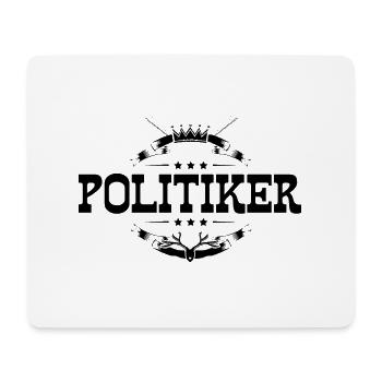 Politiker Beruf - Mousepad (Querformat) - Weiß - Vorne