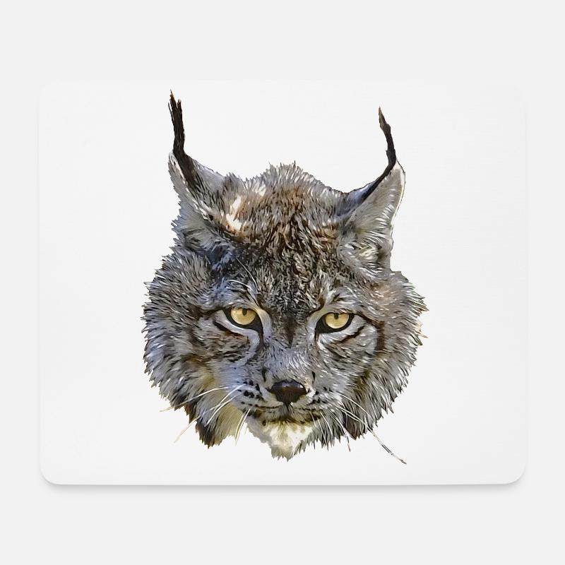 CHARLIE Kopf - Mousepad (Querformat) - Weiß