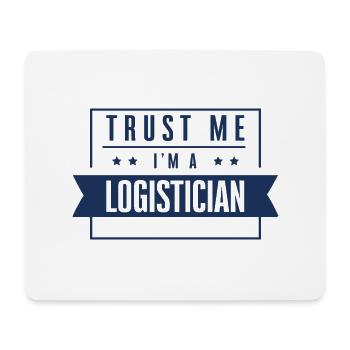 Vertrau mir ich bin Logistiker Logistik Spedition - Mousepad (Querformat) - Weiß - Vorne