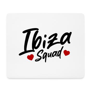 Ibiza Squad Heart - Mouse Pad (horizontal) - white - Front