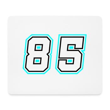 85 number symbol - Mouse Pad (horizontal) - white - Front