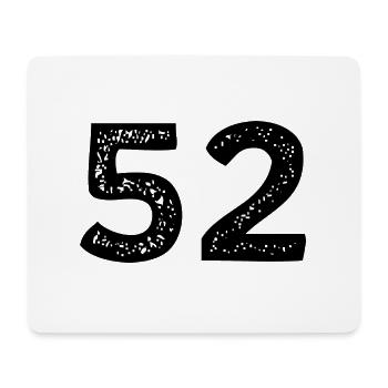 52 Number Leotard - Mouse Pad (horizontal) - white - Front