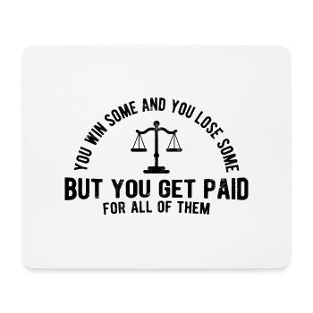 Richter Jurist Anwalt - Mousepad (Querformat) - Weiß - Vorne