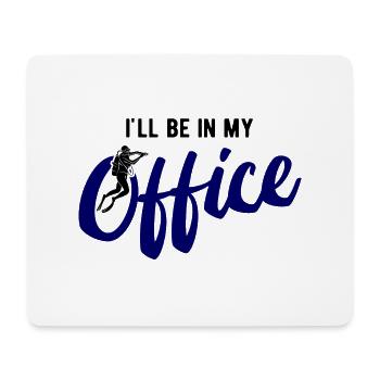 Apnoetaucher Freitaucher Taucher - Mousepad (Querformat) - Weiß - Vorne