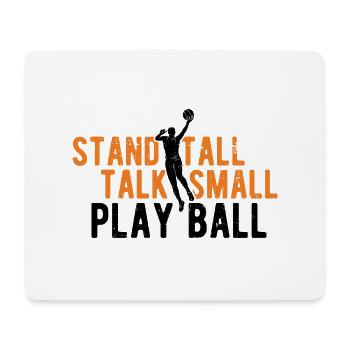 Basketball - Mousepad (Querformat) - Weiß - Vorne