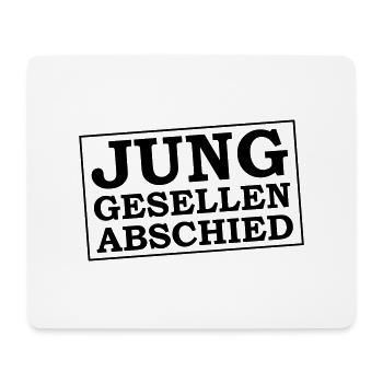 Junggesellen Abschied Jga - Mousepad (Querformat) - Weiß - Vorne