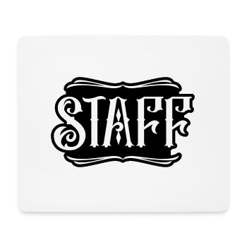 Staff Mitglied - Mousepad (Querformat) - Weiß - Vorne