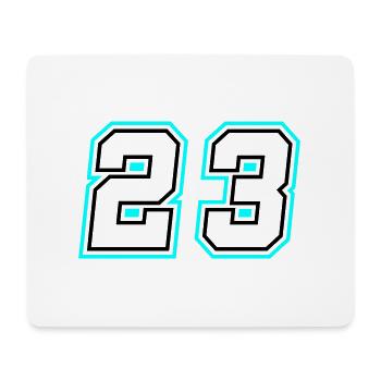 23 Number symbol - Mouse Pad (horizontal) - white - Front