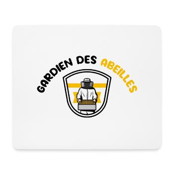 Gardien des abeilles t-shirt apiculteur homme - Tapis de souris (format paysage) - blanc - Devant